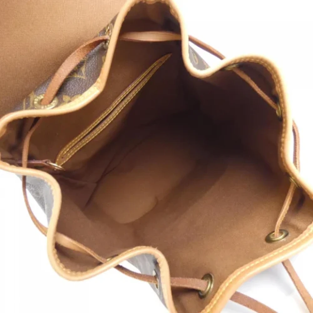 Louis Vuitton Vintage Pre-owned Canvas backpacks Brown Dames