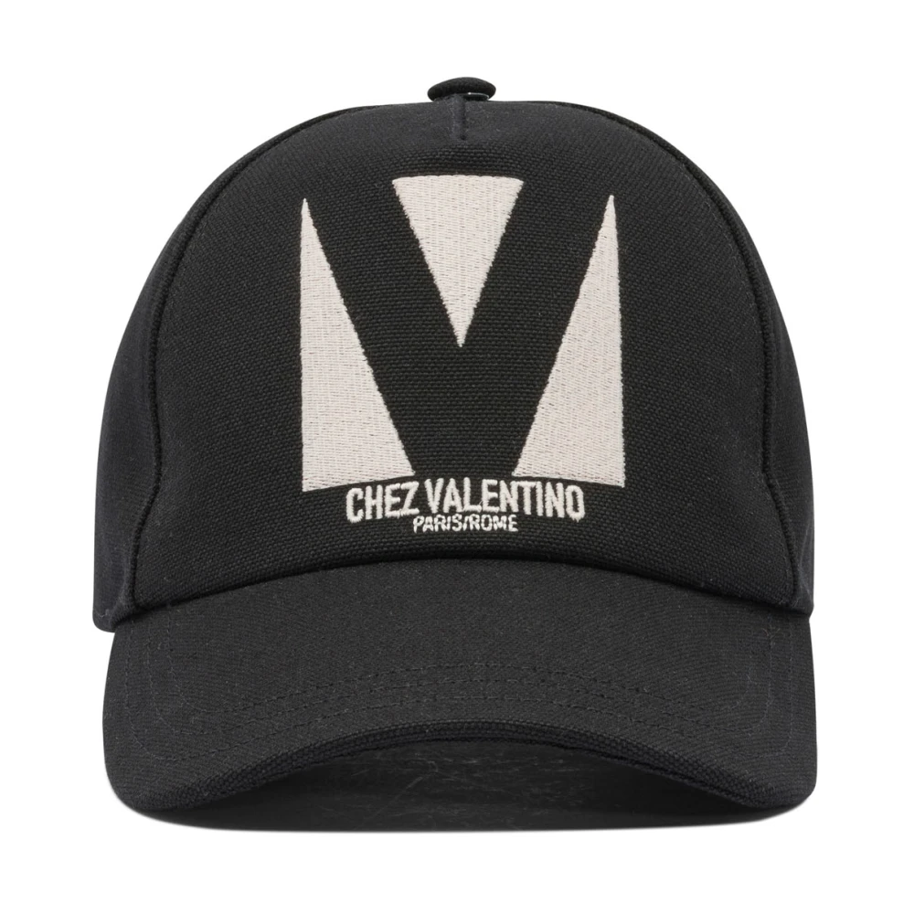 Valentino Garavani Men's Black Hats & Caps, 58 Cm, Trucker Hat For