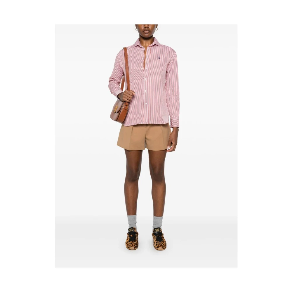 Ralph Lauren Overhemd met knopen Red Dames