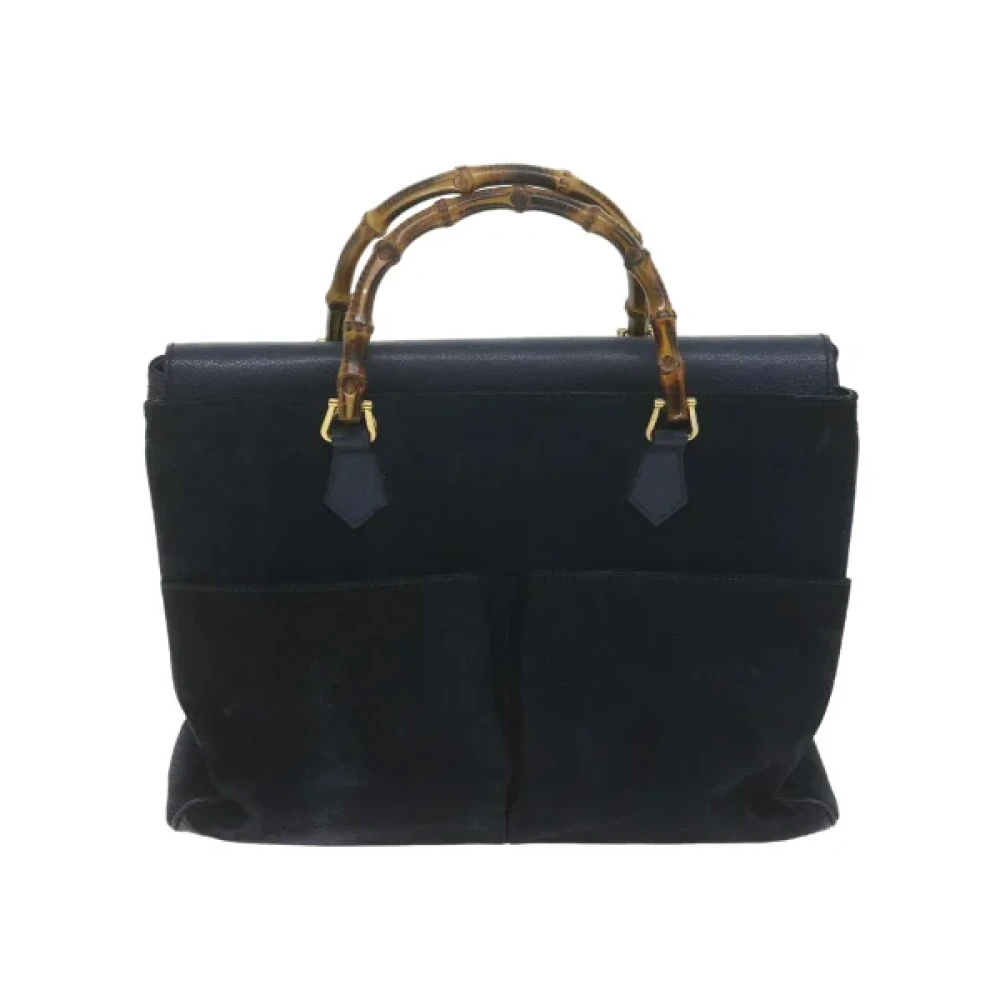 Gucci Vintage Pre-owned Suede handbags Blue Dames