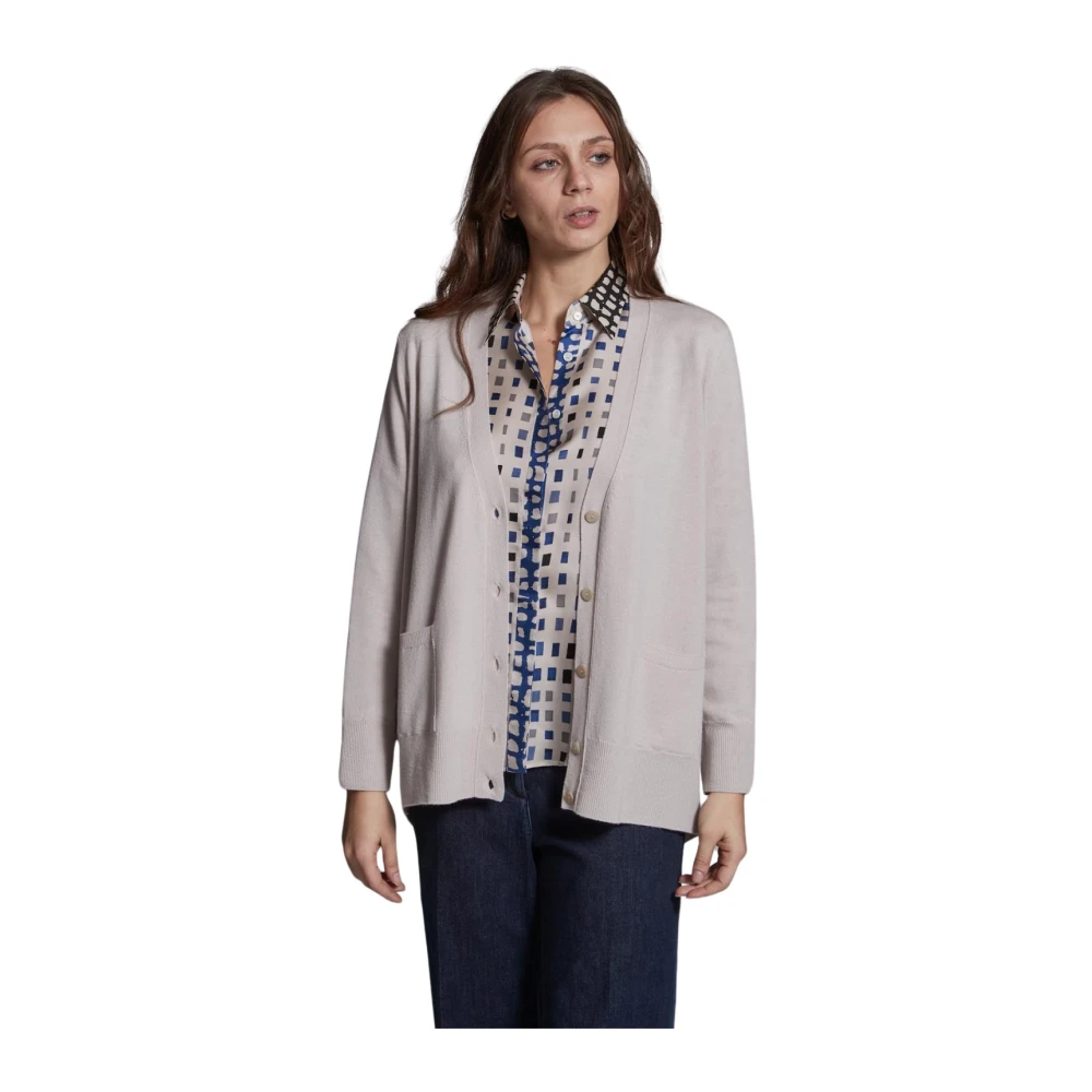 Kangra Stijlvolle Cardigan Beige Dames