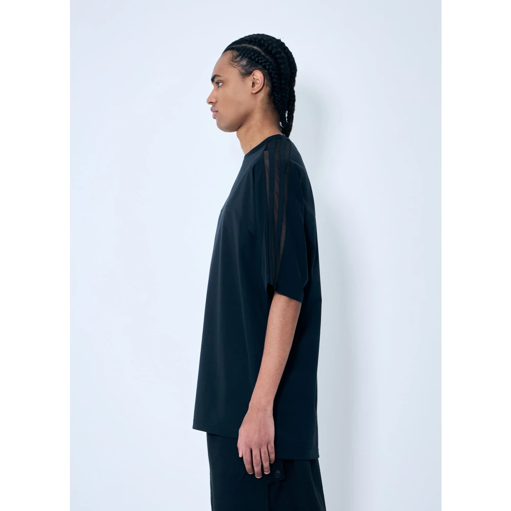 Y-3 Logo Print Crewneck Korte Mouw T-shirt Black Heren