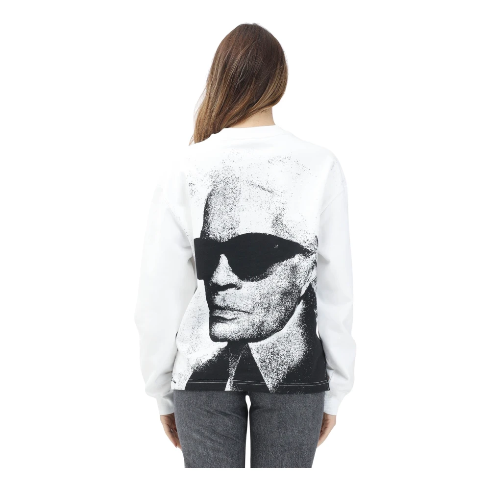 Karl Lagerfeld Witte Sweaters White Dames