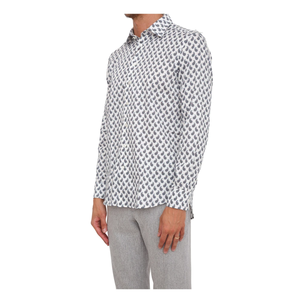 ETRO Witte Roma Shirt White Heren