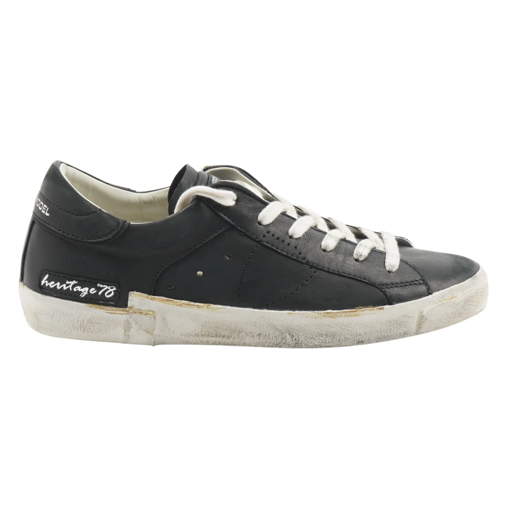 Philippe Model Prsx Low Top Tennis Dames Schoenen Zwart