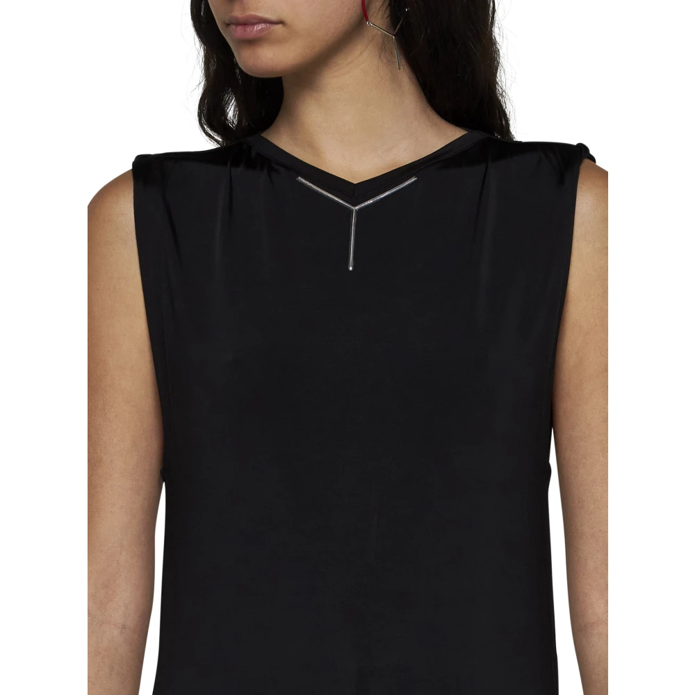 Y Project Zwarte Chrome Tank Top Black Dames