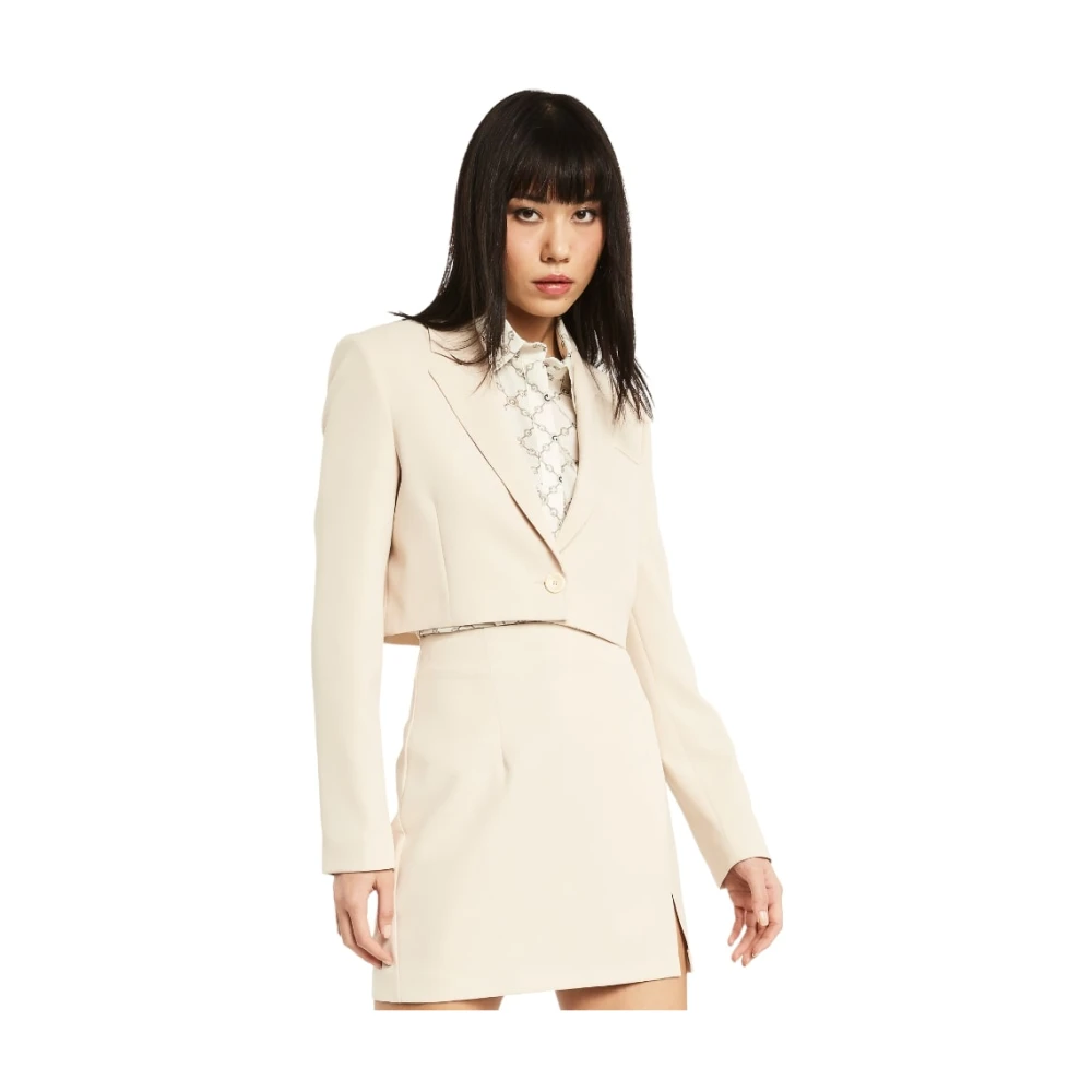 Gaudi Blazerjas Beige Dames