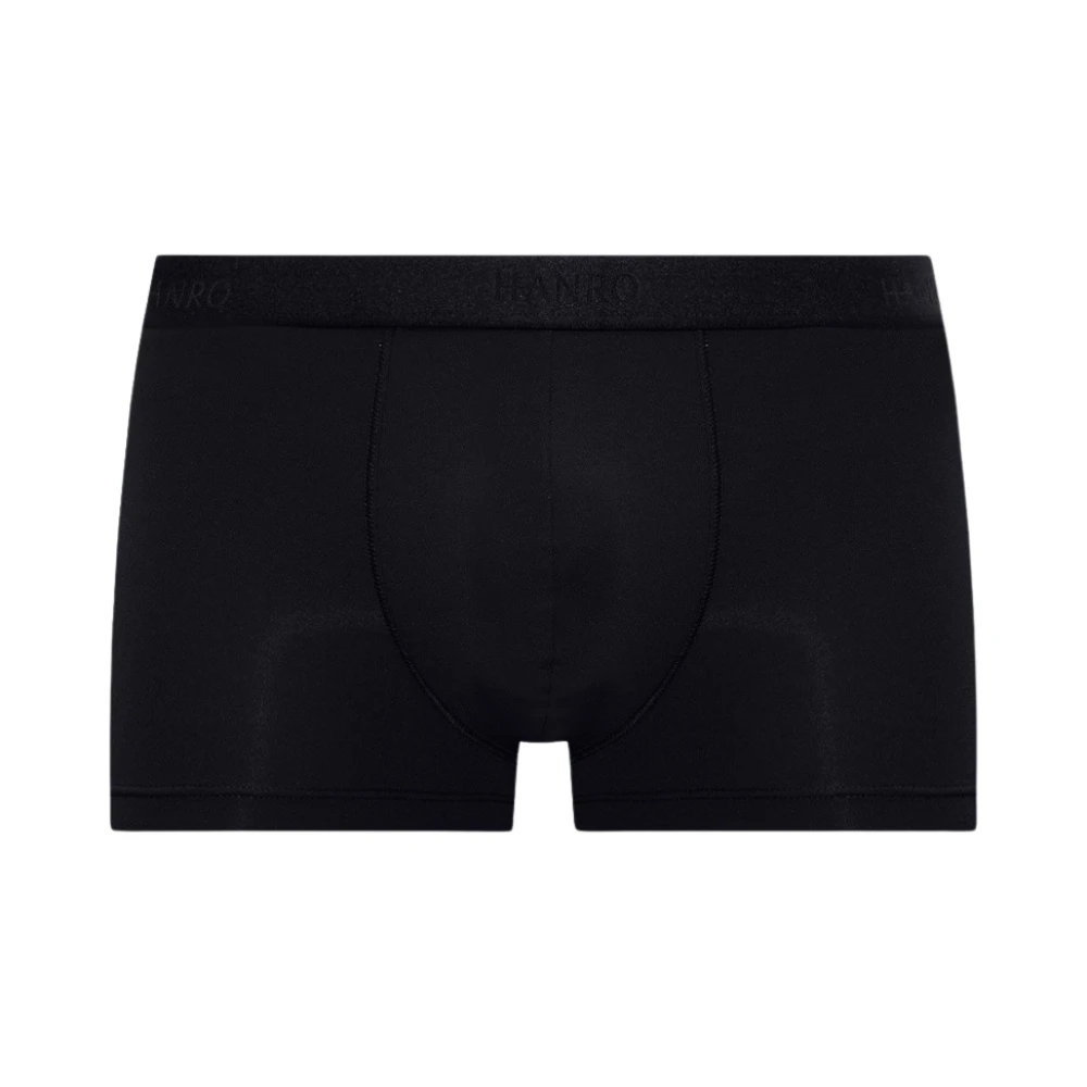 Hanro Uomo Nero - Boxer Con Logo - Underwear - Xl