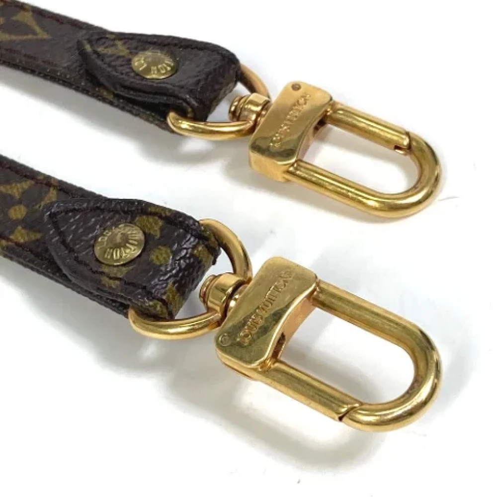 Louis Vuitton Vintage Pre-owned Cotton home-office Brown Dames
