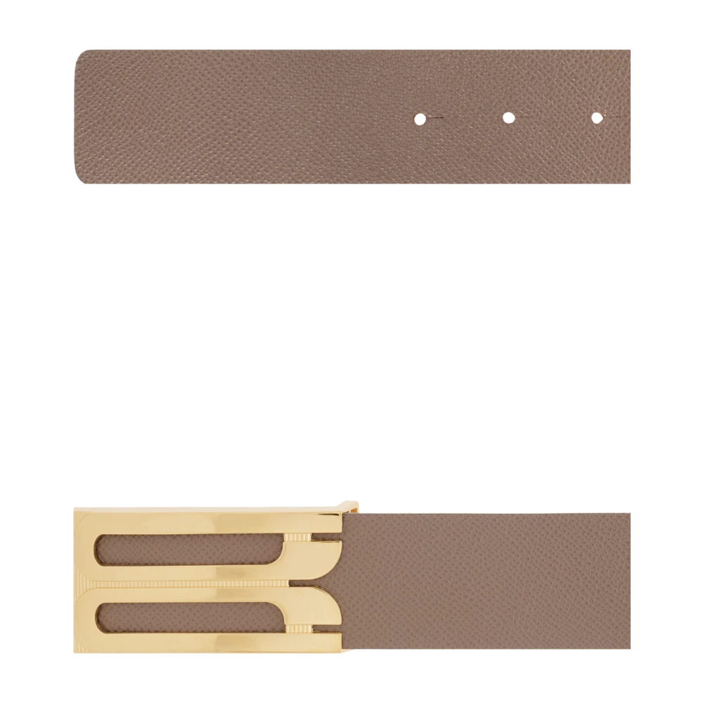 Victoria Beckham Leren riem Beige Dames