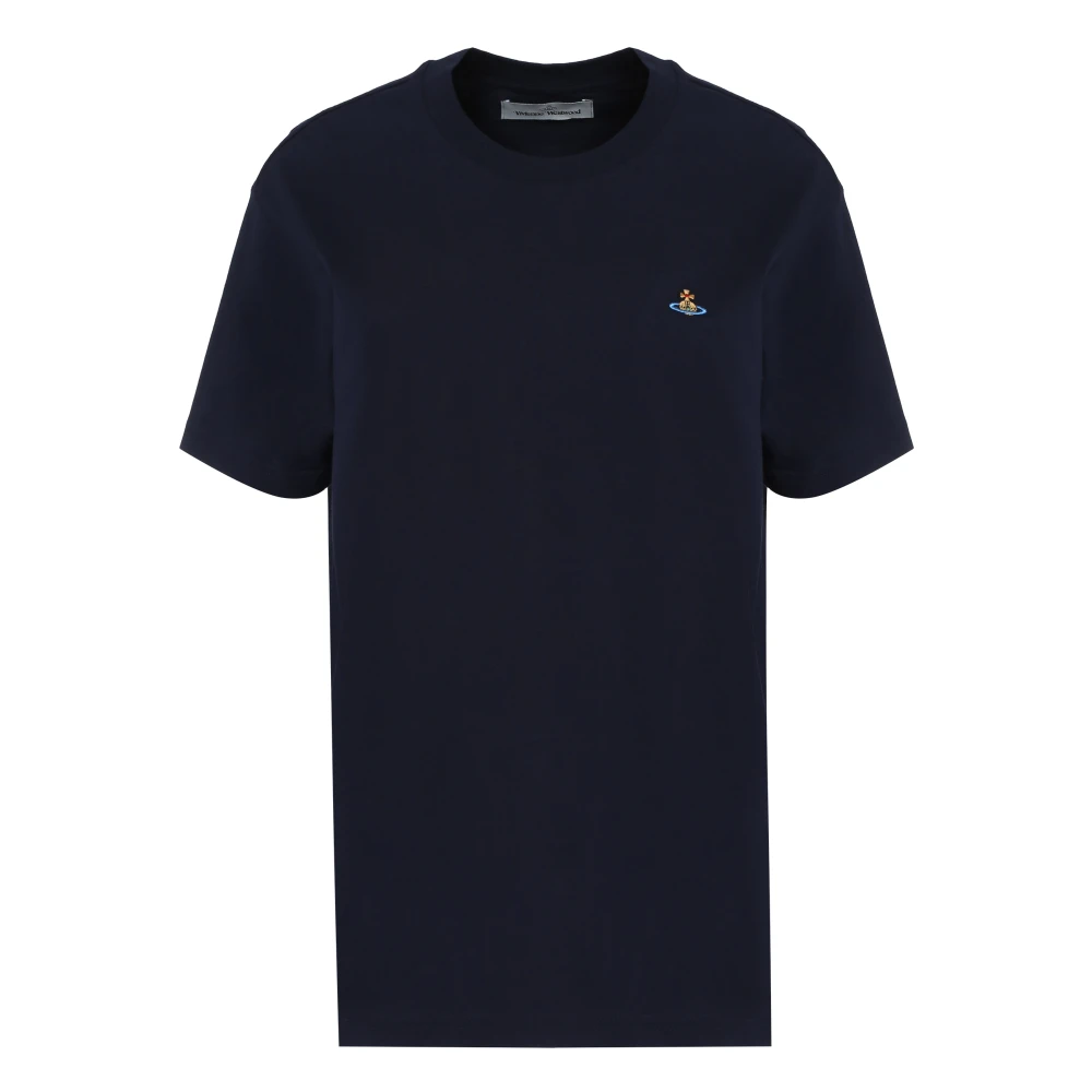 Vivienne Westwood T Shirt Classique Orb Multicolore Femme Tops Bleu 38 Fr