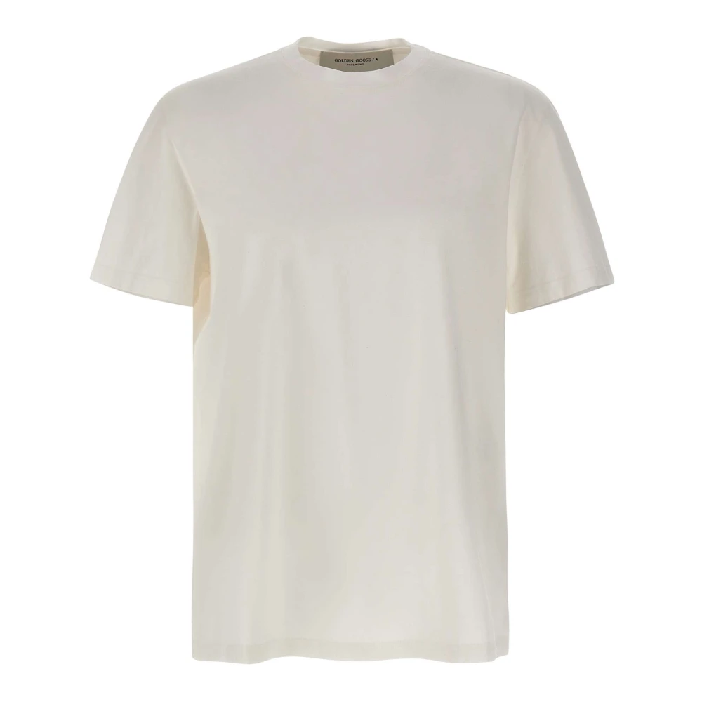 Golden Goose Men's White Distressed T-Shirt - T-Shirts - 2XL - Tops