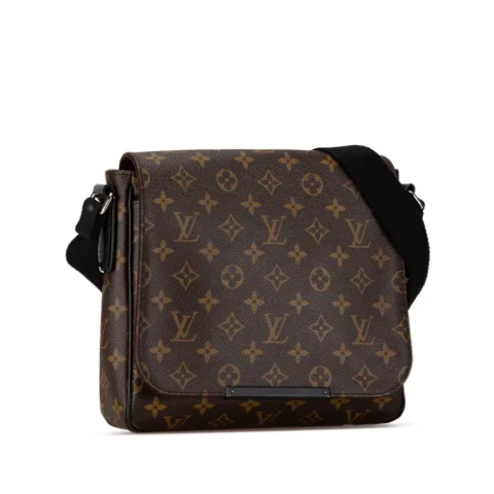 Louis Vuitton Vintage Pre-owned Canvas shoulder-bags Brown Dames