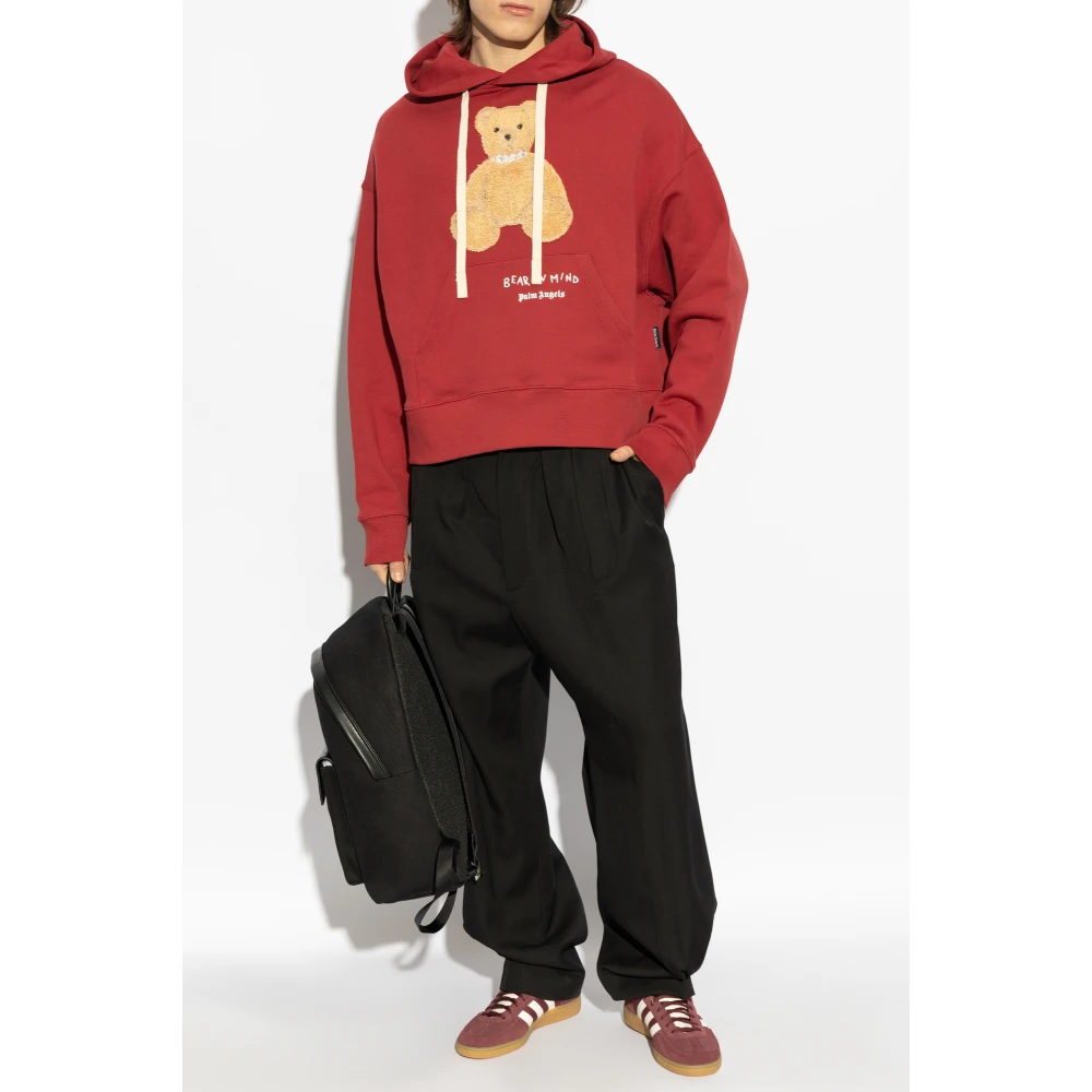 Palm Angels Sweatshirt met logo Red Heren