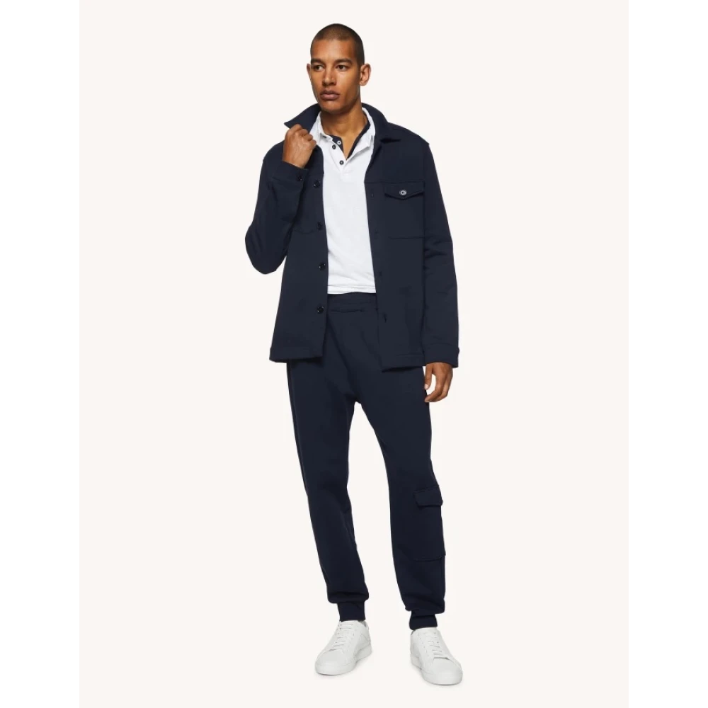 Dondup Cargo Jogging Broek Blue Heren