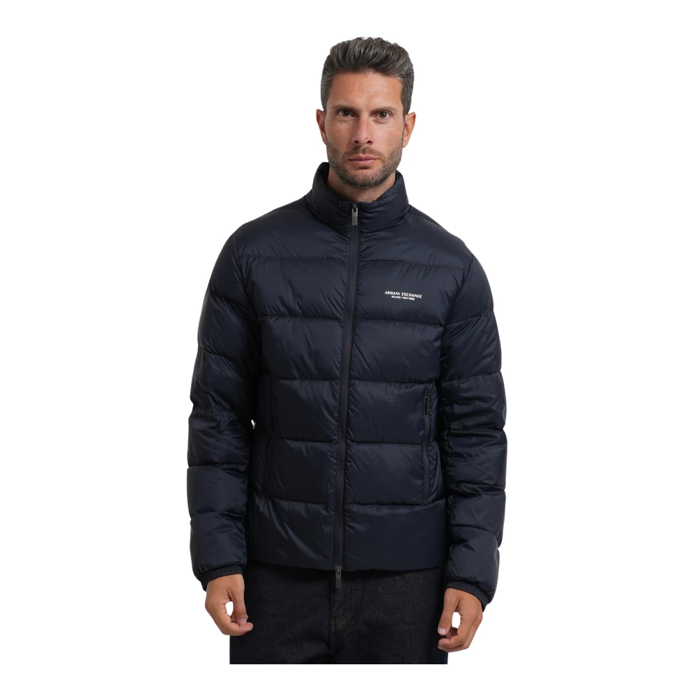 Armani Exchange Uomo Blu - Piumino Woven - Jackets - S