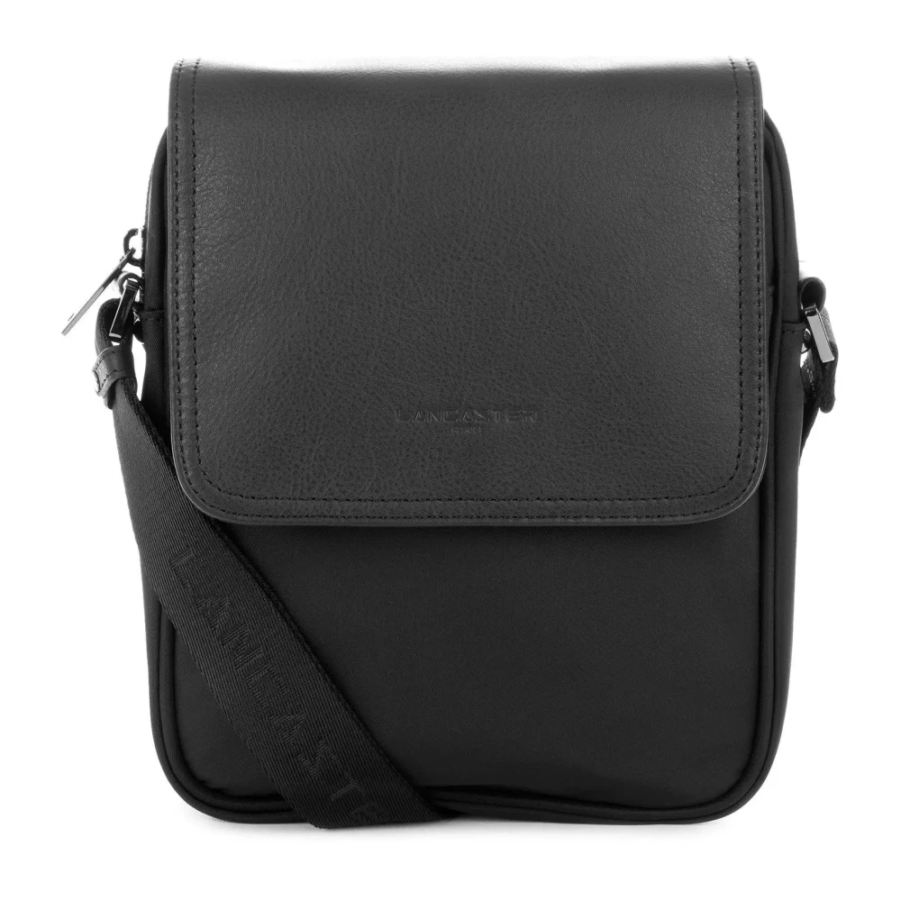 Lancaster Black Sporty Mens Shoulder Bag - Female - Cross Body Messenger - One Size - Bags