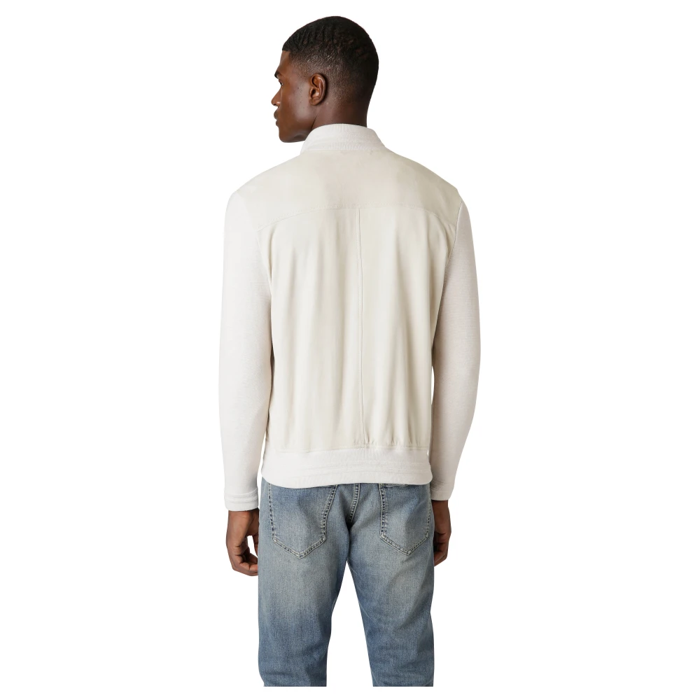 Eleventy Suède en Gebreid Jack Beige Heren
