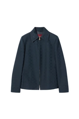 GG Cotton Gabardine Zip Jacket