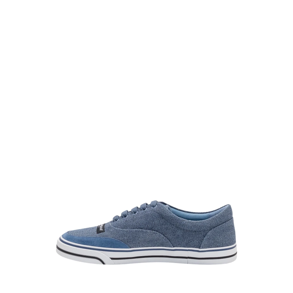 Dolce & Gabbana Sneaker Bassa Lino Heren Schoenen Blauw
