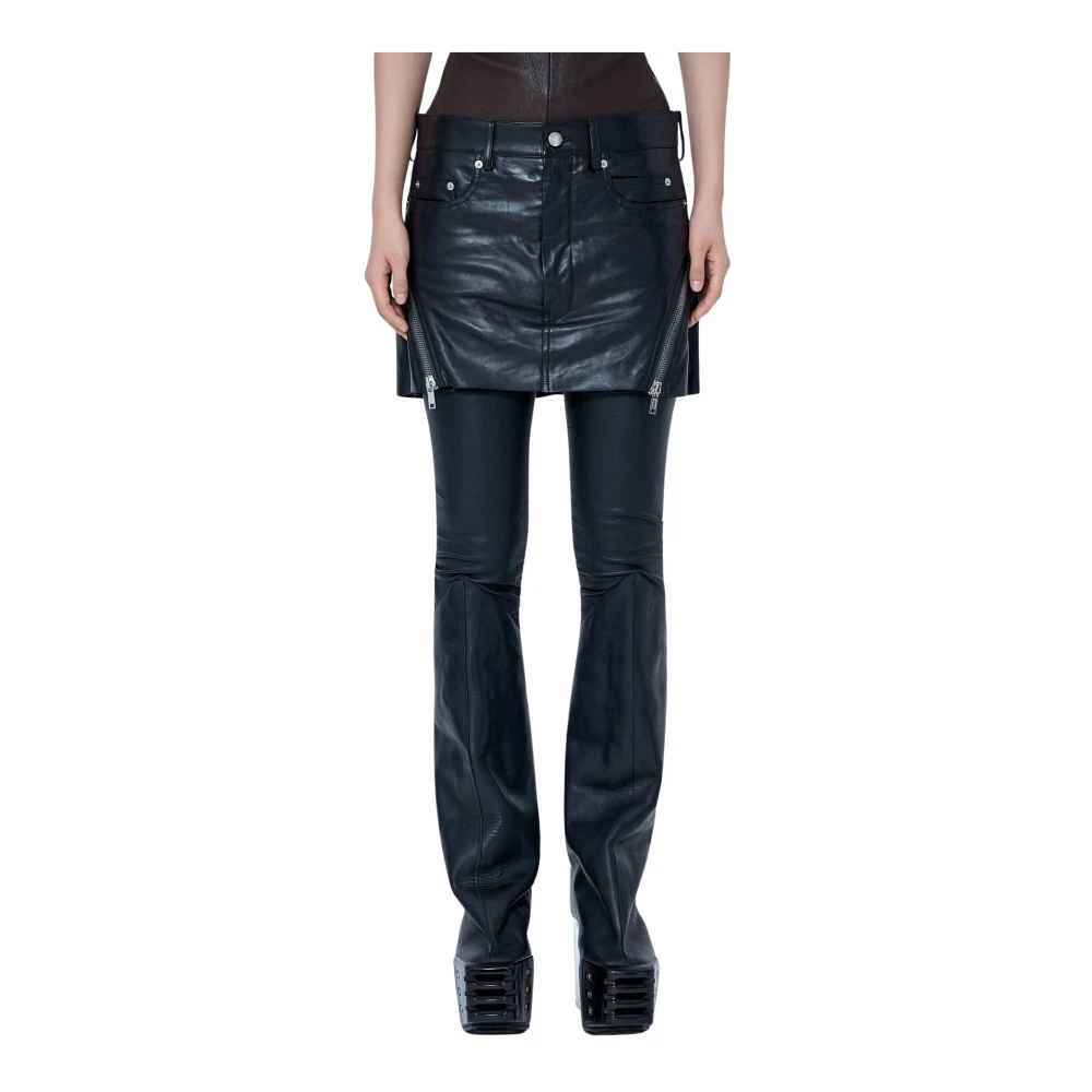 Rick Owens Donna Nero Gonne, M, New,