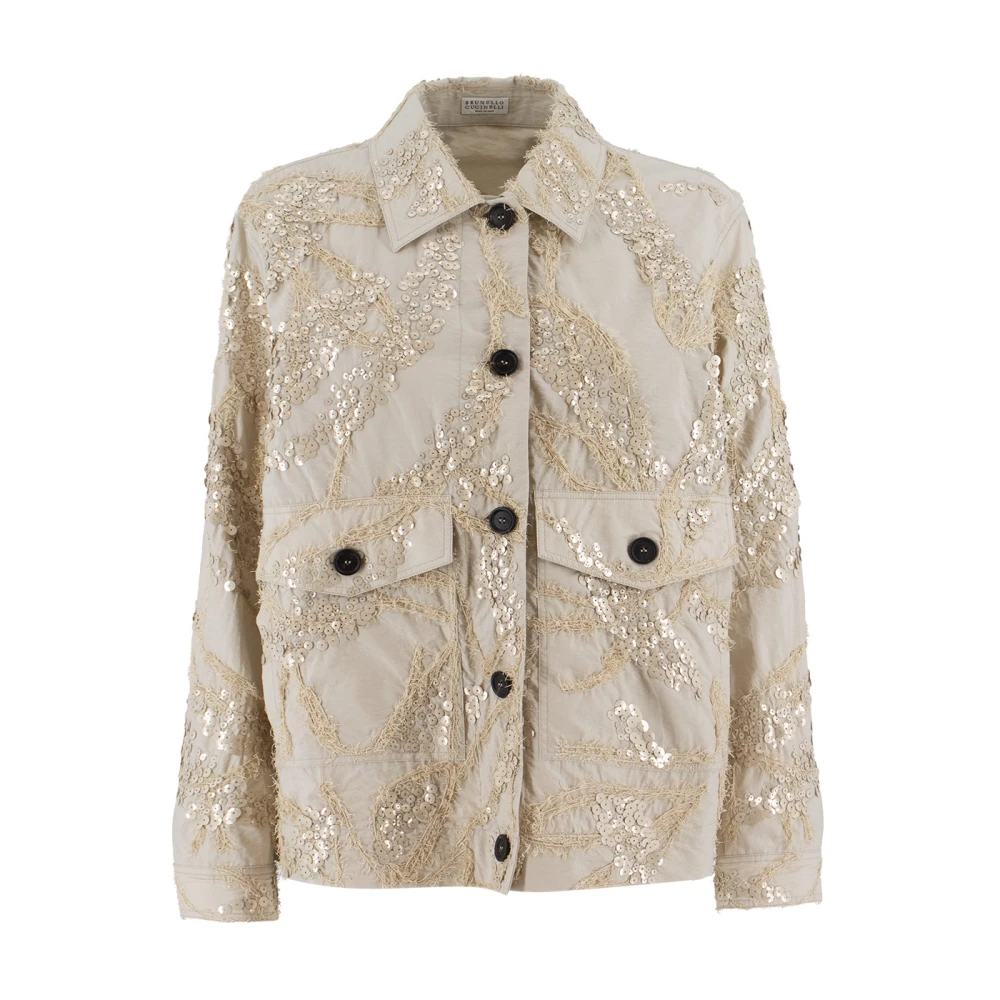 Brunello Cucinelli Women's Beige Cardigan