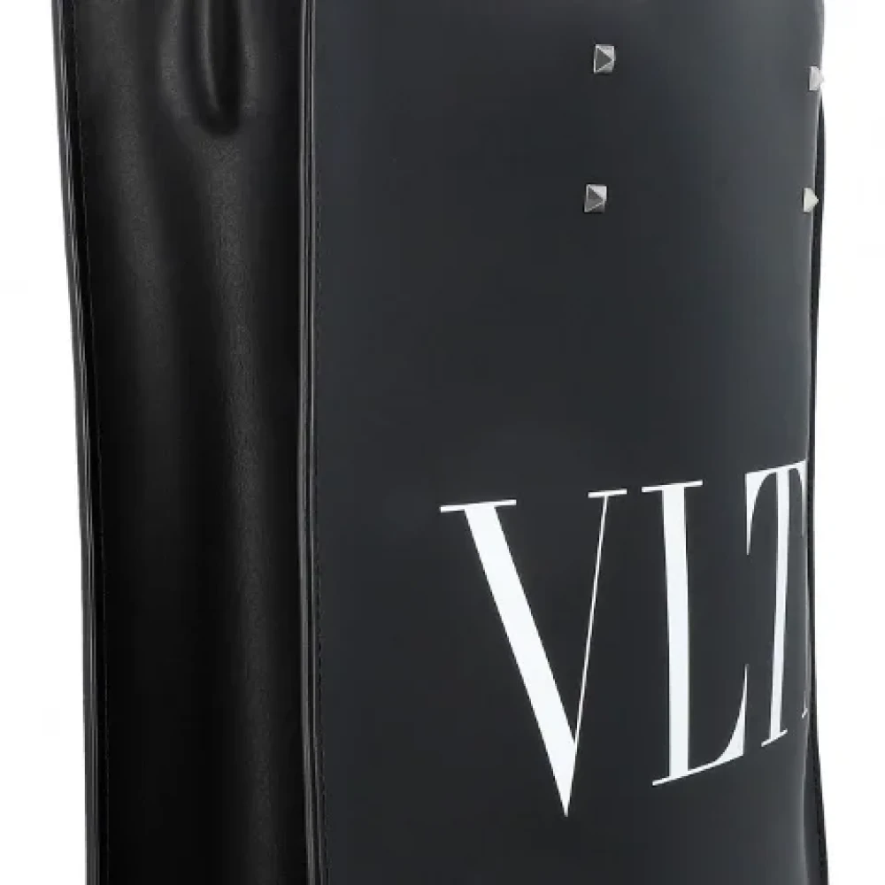 Valentino Vintage Pre-owned Leather totes Black Dames