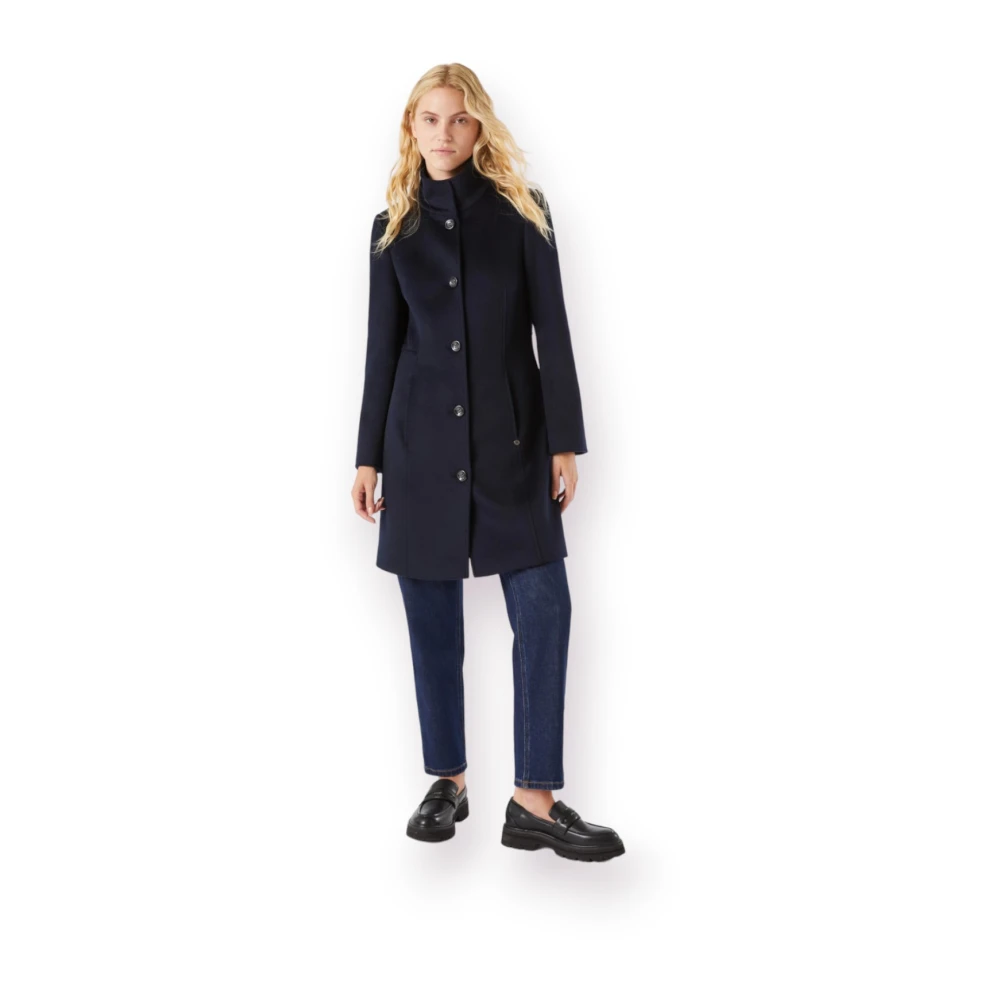 Pennyblack Elegante Polyester Jas Blue Dames