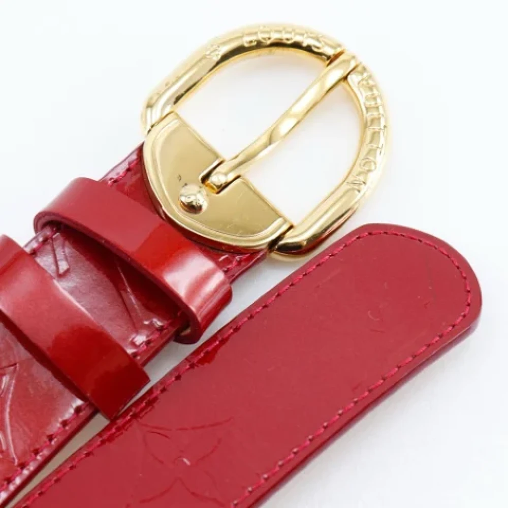 Louis Vuitton Vintage Pre-owned Fabric belts Red Dames