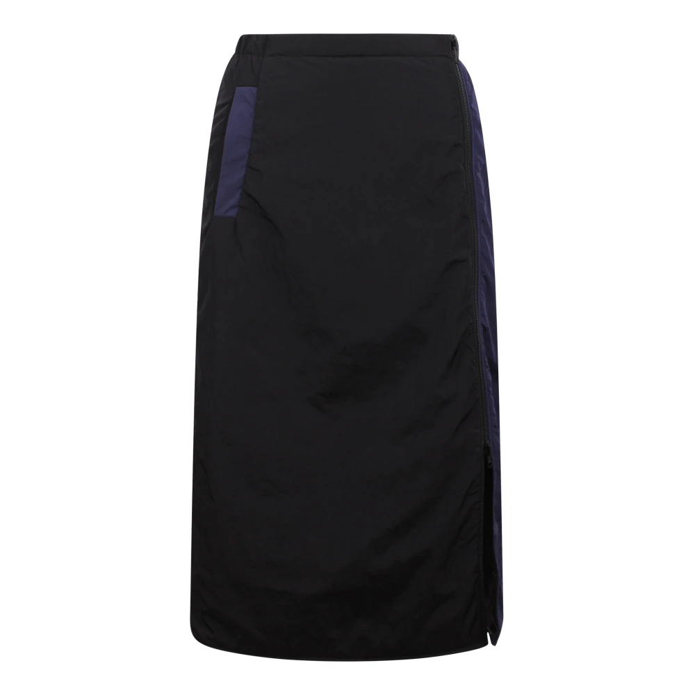 BAUM UND PFERDGARTEN Kleur-geblokkeerde Sabirin midi-rok Black Dames