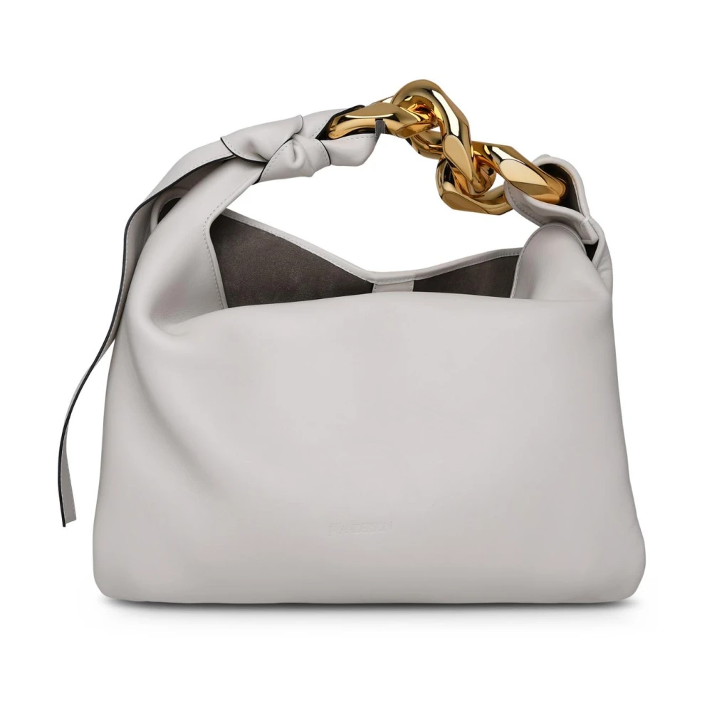JW Anderson Ivoorleren Hobo Kettingtas White Dames
