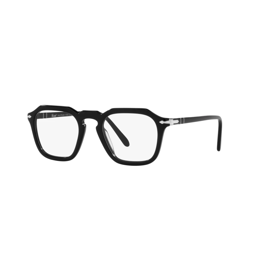 Persol Unisex Black Glasses, 48 Mm, Stylish Eyeglasses In Color 95