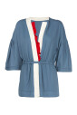 long-sleeve-v-neck-blouse-with-elastic-waist