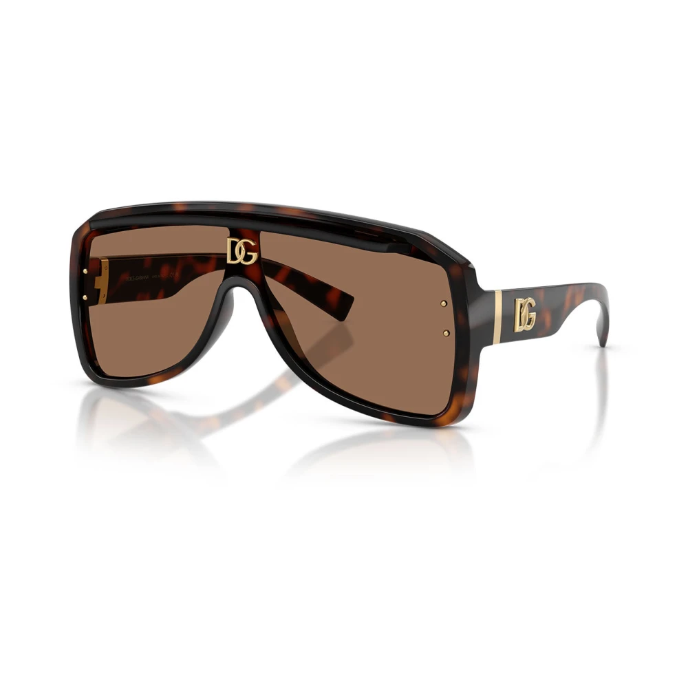 Dolce & Gabbana Unisex Brown Dg6205 502/73 Sunglasses Injected Turtle Pilot Normal - Image 3