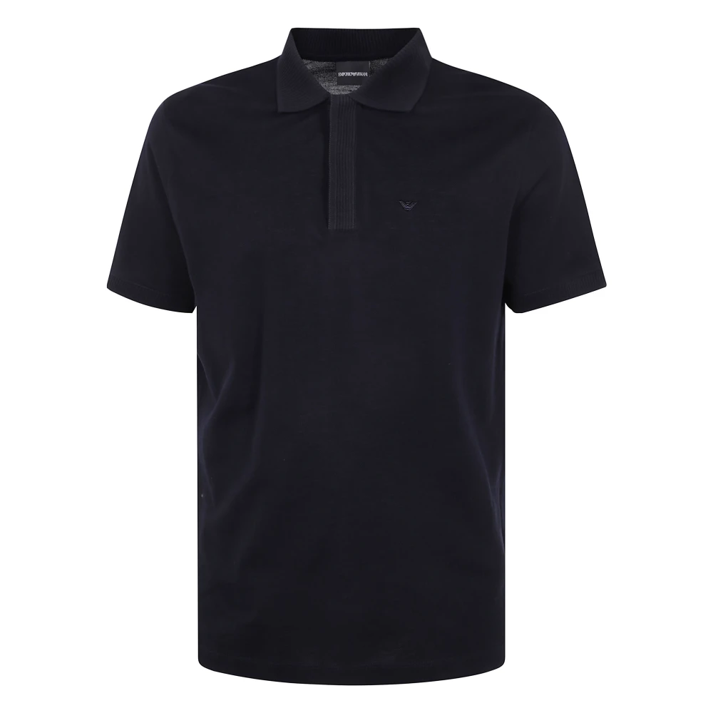 Emporio Armani Klassieke Polo Shirt voor Mannen Black Heren