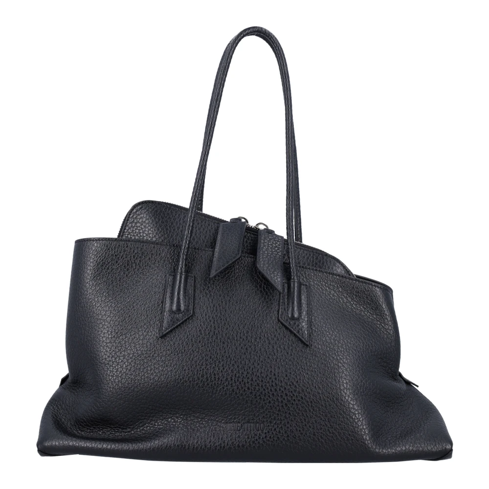 The Attico Elegante Top Handle Tas voor Wandeling Black Dames