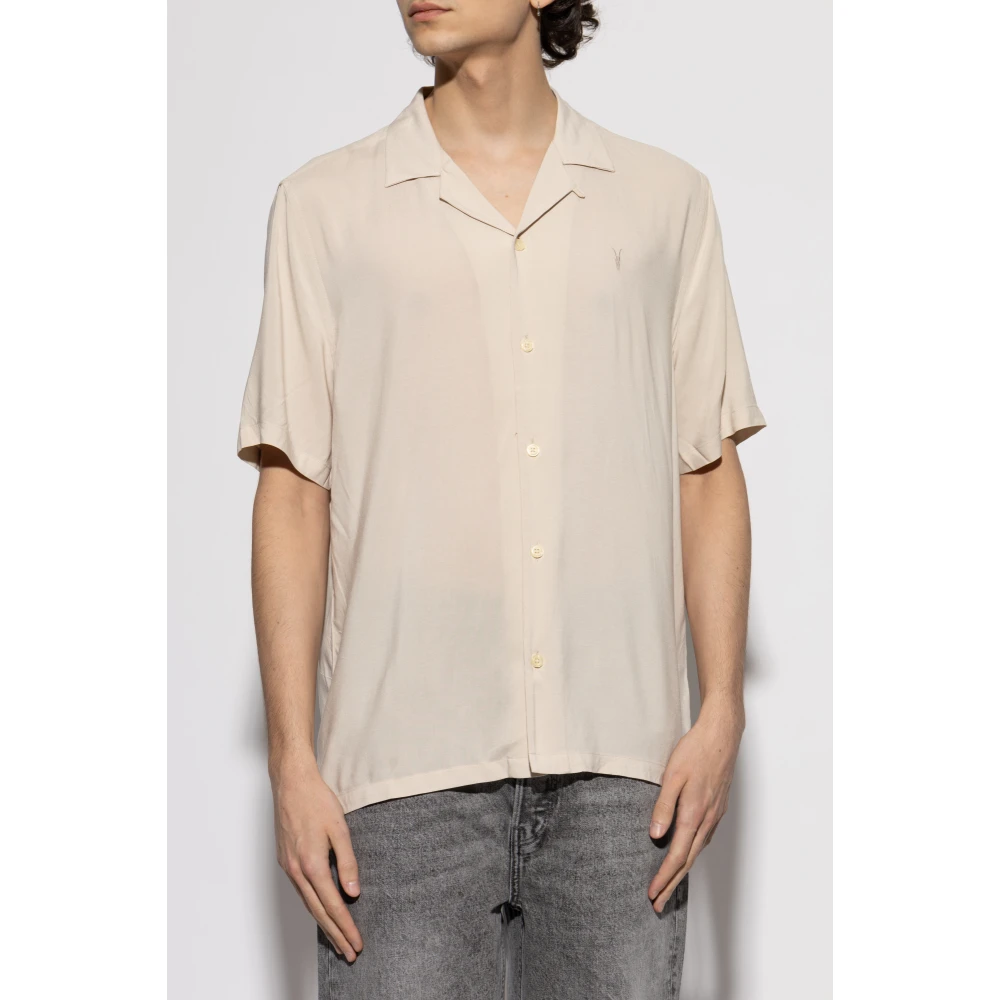 AllSaints Shirt Venetië Beige Heren