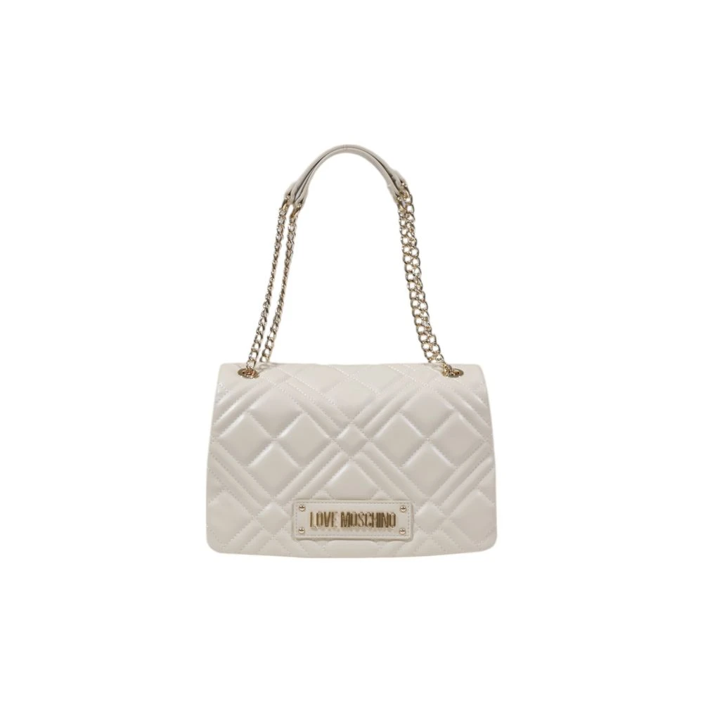 Love Moschino Beige Handtas Lente Zomer Collectie Beige Dames