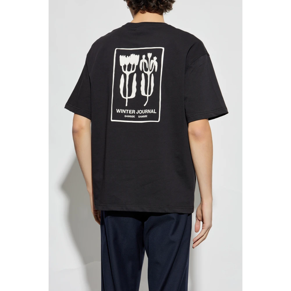 Samsøe Sajournal T-shirt Black Heren