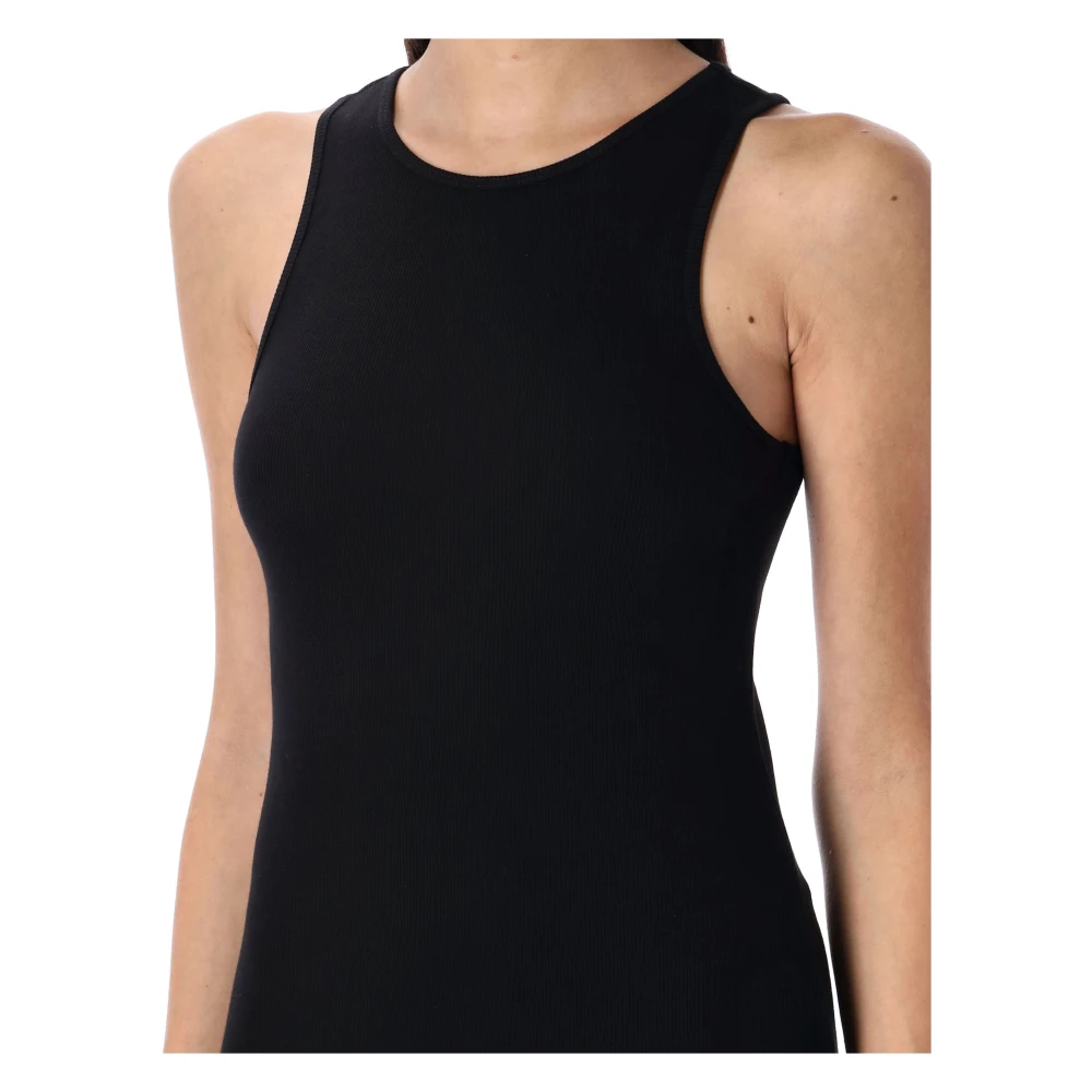 By Malene Birger Zwarte Maxi Jurk Mouwloos Katoen By Herenne Birger Black Dames