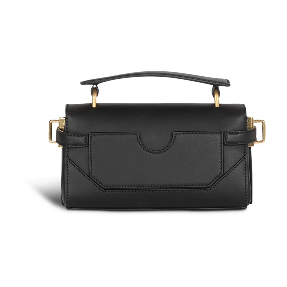 Balmain B-Buzz 19 leren tas Black Dames