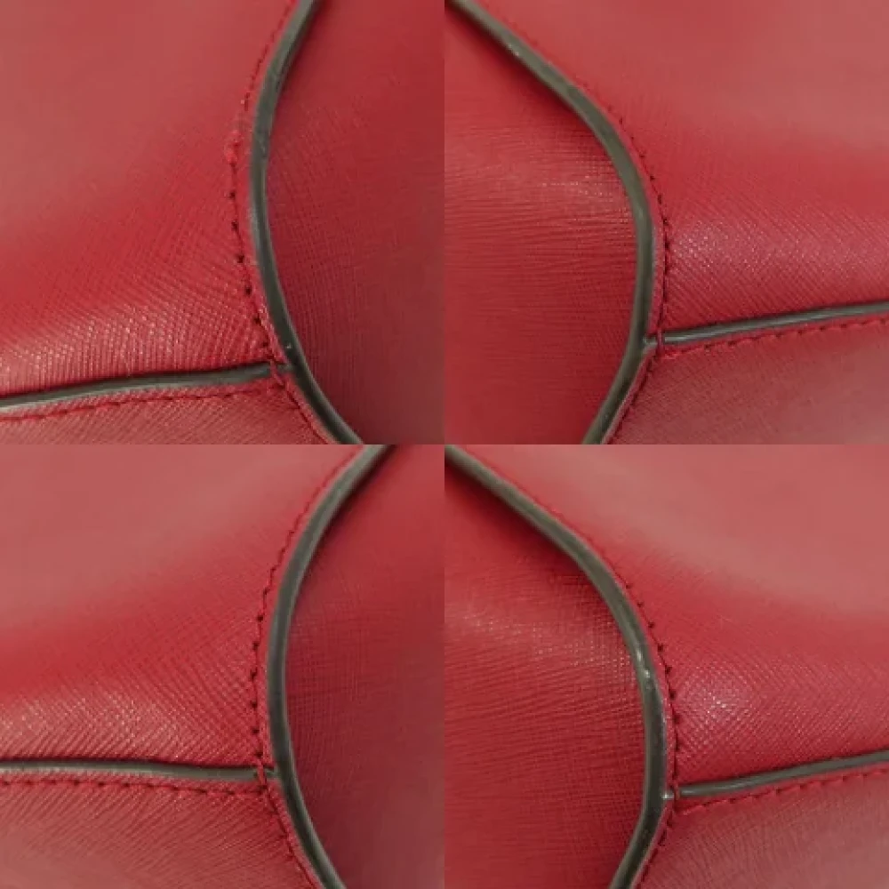 Michael Kors Pre-owned Leather shoulder-bags Red Dames