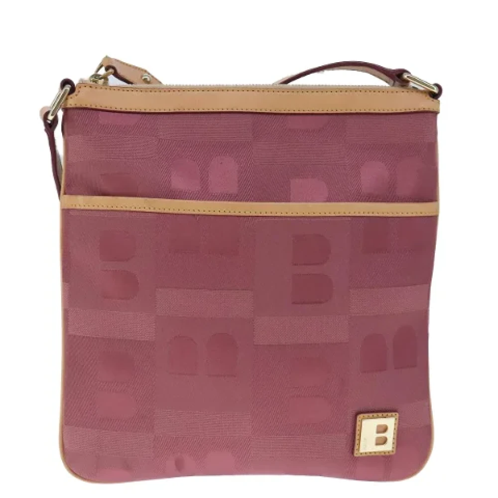 Bally Pre-owned Canvas shoulder-bags Pink Dames