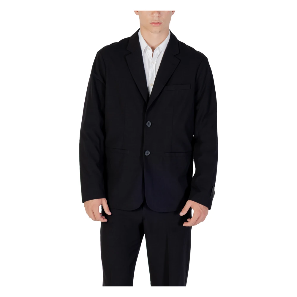 Armani Exchange Men's Blue Modern Blazer Xm000345 Af10897 - Blazers - 2XL - Jackets