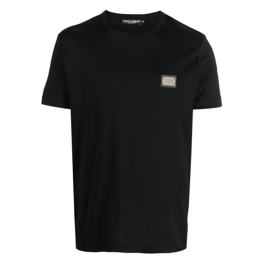 Dolce & Gabbana Zwarte T-shirts en Polos Black Heren