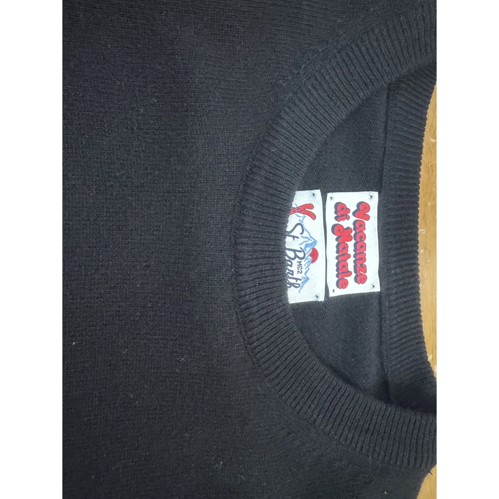 MC2 Saint Barth Stijlvolle Gebreide Trui Black Heren