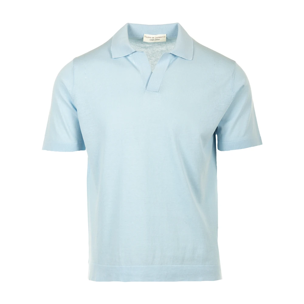 Filippo De Laurentiis Skipper Polo T-shirts Collectie Blue Heren