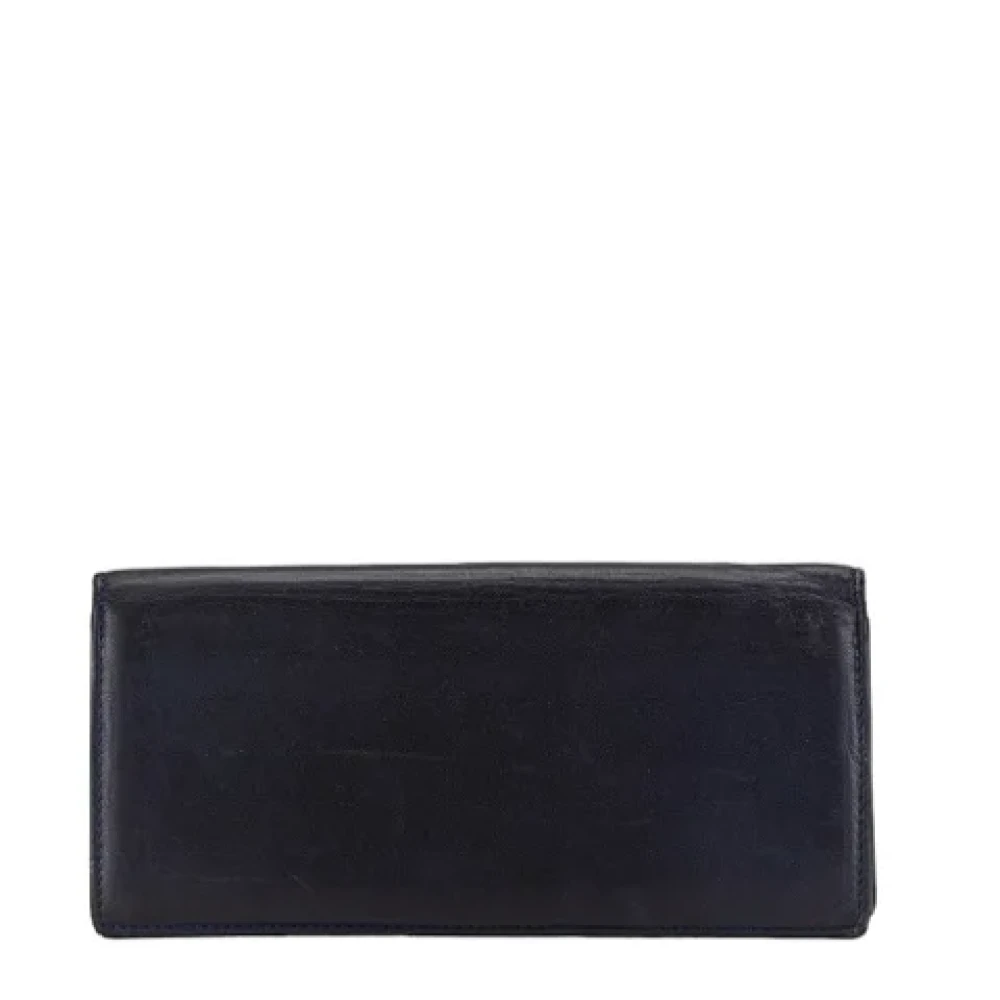 Loewe Pre-owned Leather wallets Black Dames