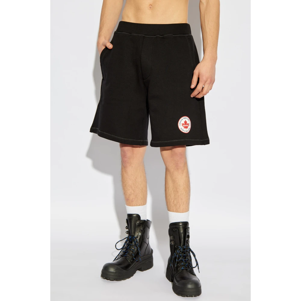 Dsquared2 Logo shorts Black Heren