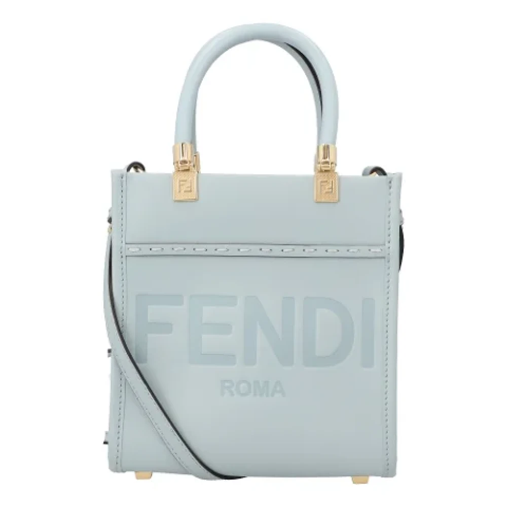 Fendi Leather crossbody-bags Blue Dames